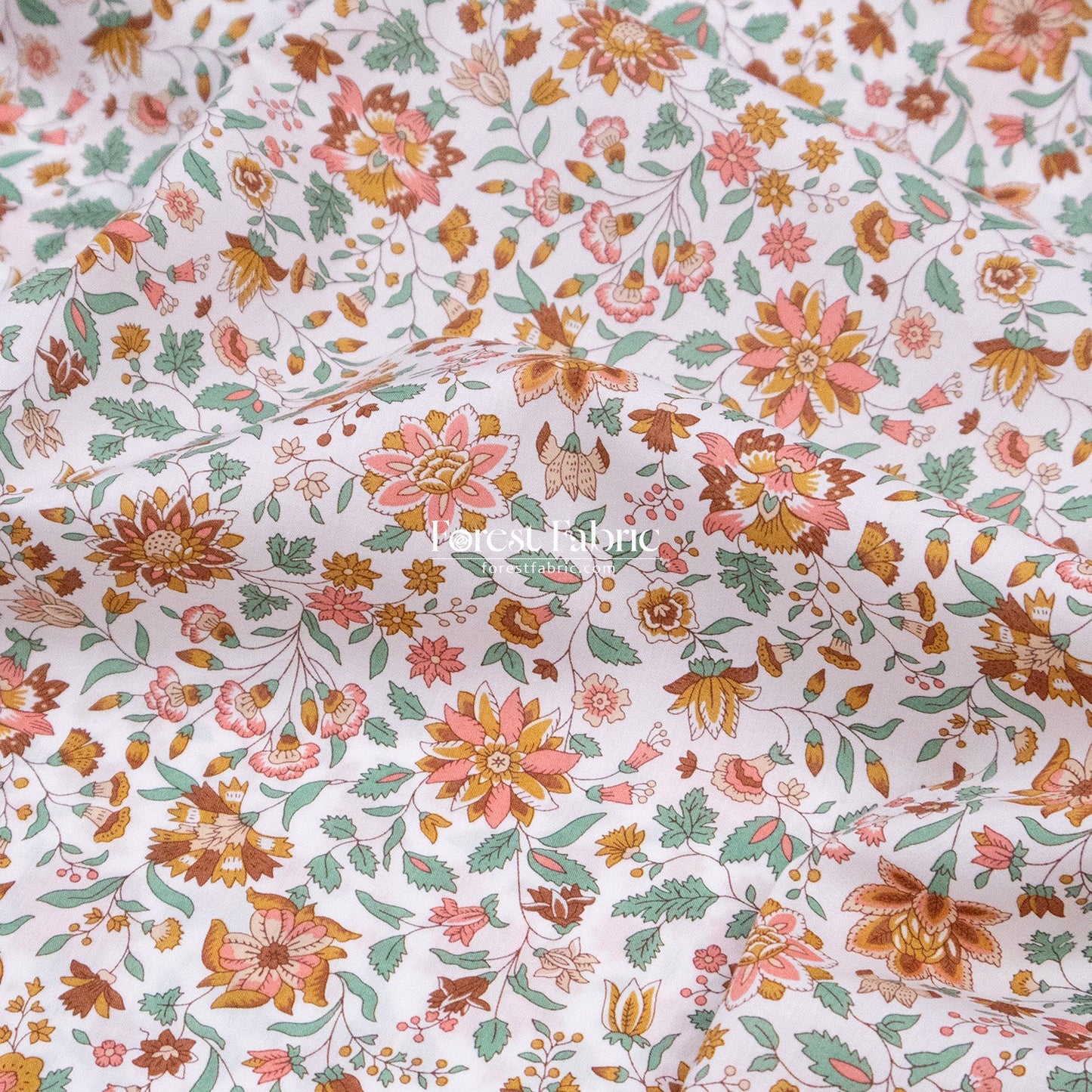 Liberty of London (Tana Lawn™ Cotton Fabric) - Grace Emily Bell - FO:REST Fabric 布恩堂Liberty fabrictana lawnjapanese fabricykk zipper