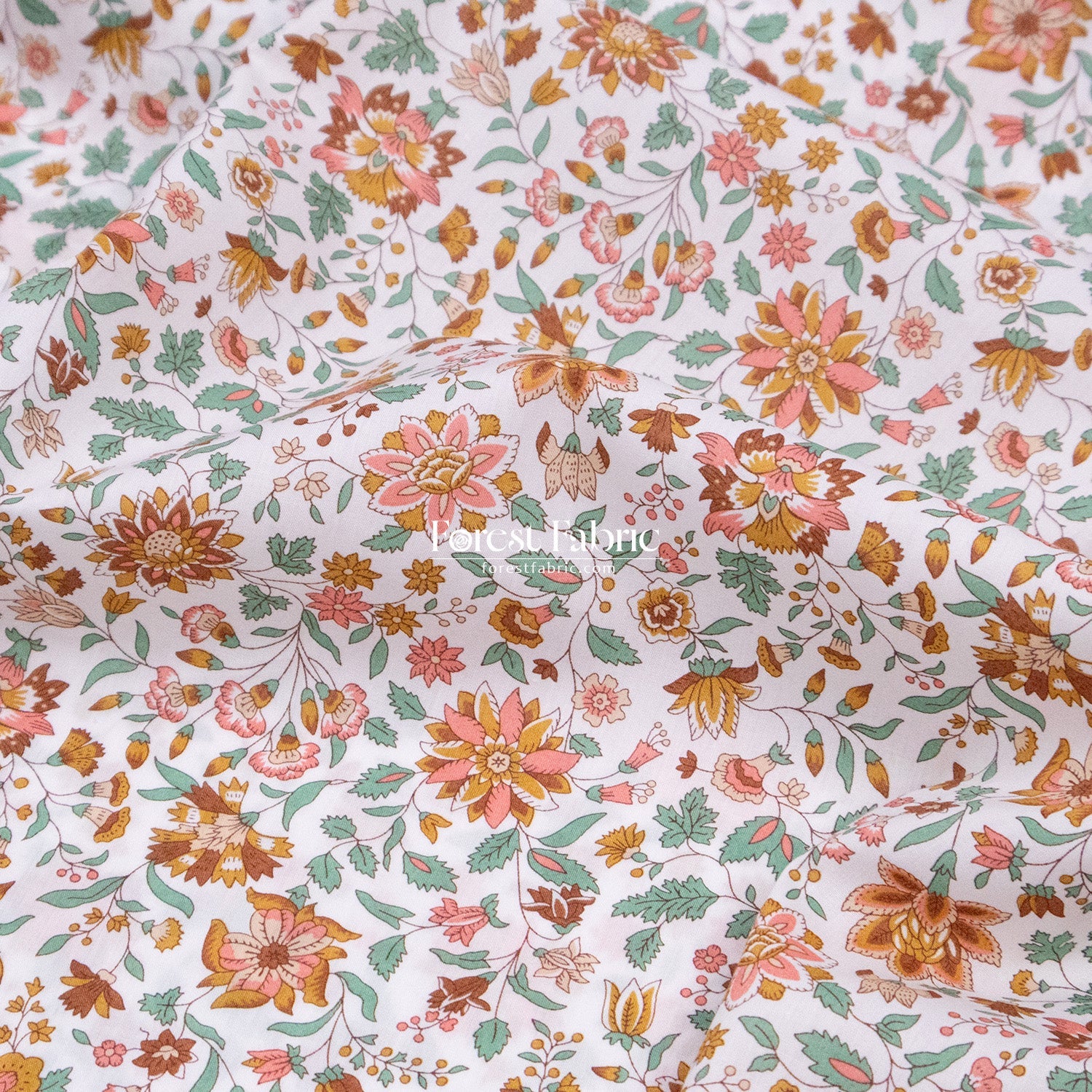 Liberty of London (Tana Lawn™ Cotton Fabric) - Grace Emily Bell - FO:REST Fabric 布恩堂Liberty fabrictana lawnjapanese fabricykk zipper