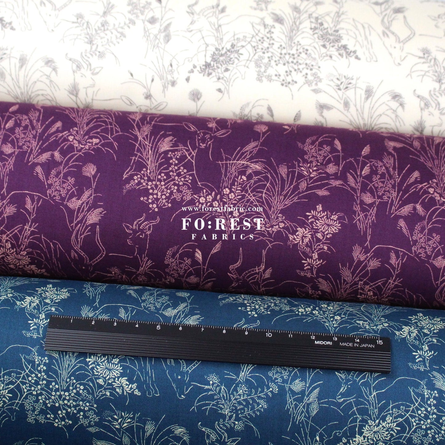 Liberty of London (Tana Lawn™ Cotton Fabric) - Grazing - FO:REST Fabric 布恩堂Liberty fabrictana lawnjapanese fabricykk zipper