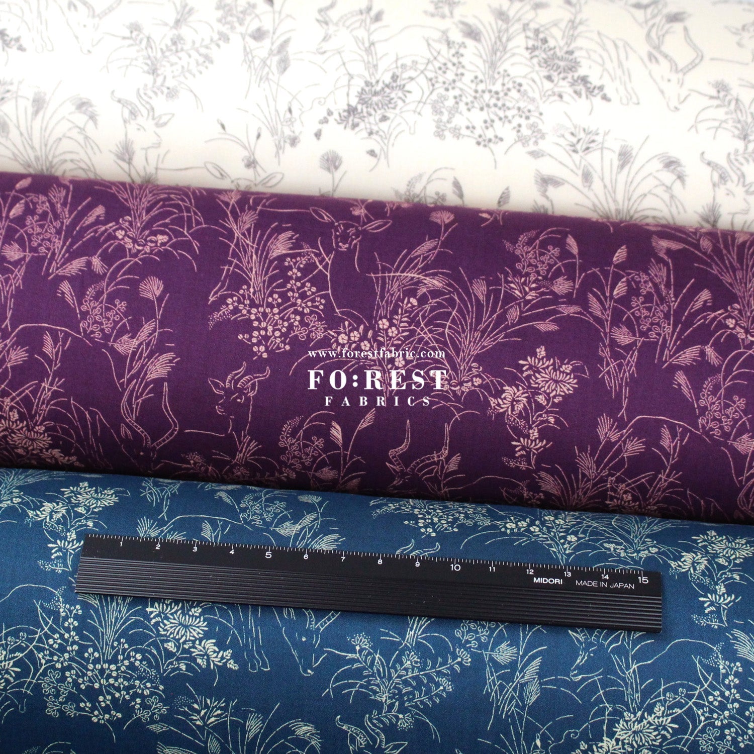 Liberty of London (Tana Lawn™ Cotton Fabric) - Grazing - FO:REST Fabric 布恩堂Liberty fabrictana lawnjapanese fabricykk zipper