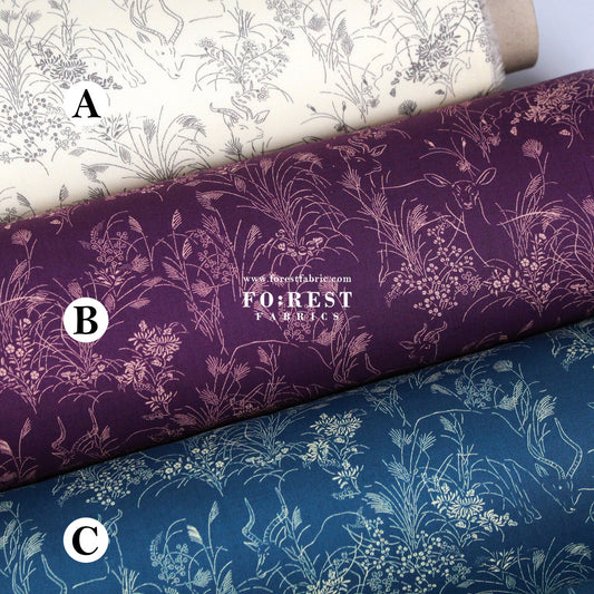 Liberty of London (Tana Lawn™ Cotton Fabric) - Grazing - FO:REST Fabric 布恩堂Liberty fabrictana lawnjapanese fabricykk zipper