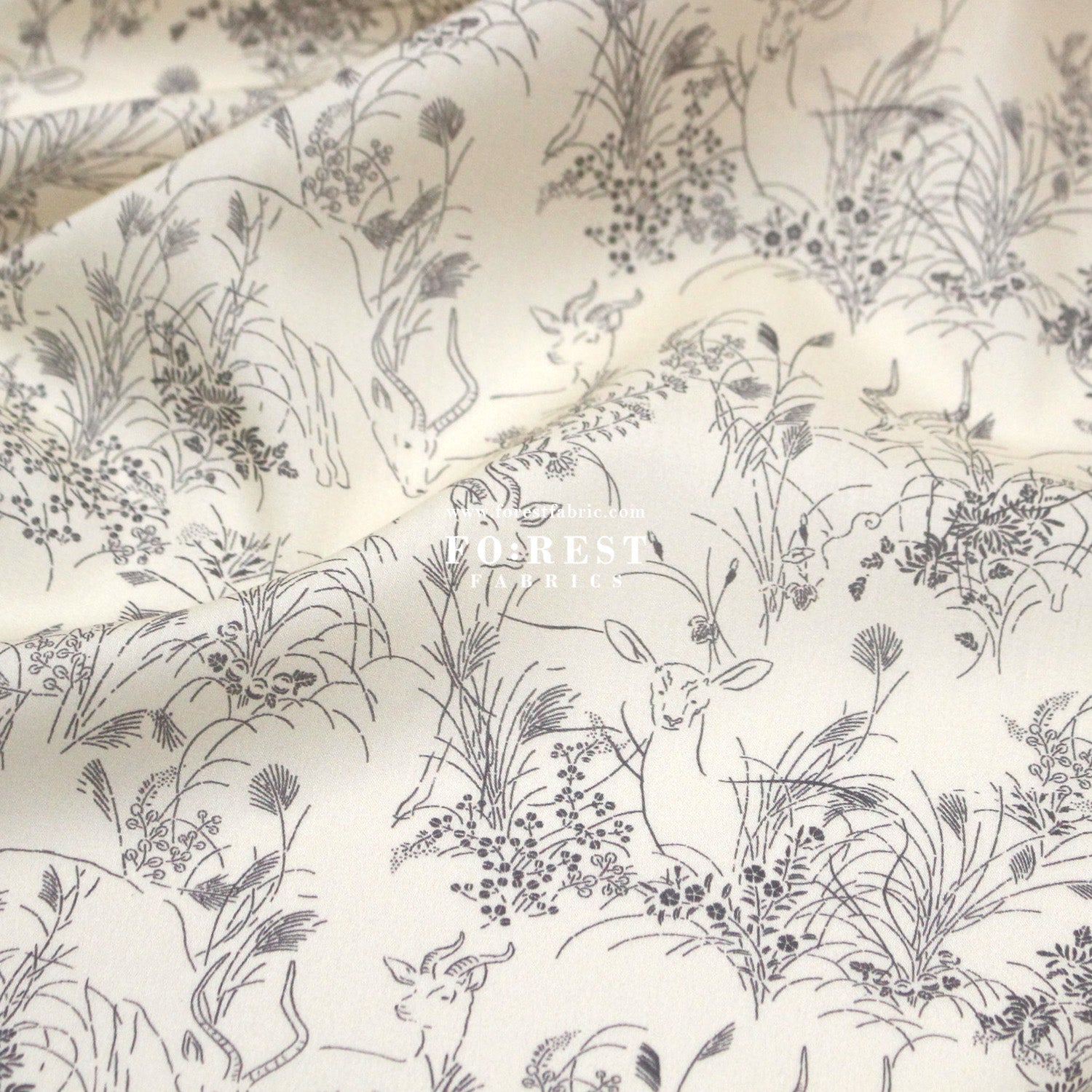 Liberty of London (Tana Lawn™ Cotton Fabric) - Grazing - FO:REST Fabric 布恩堂Liberty fabrictana lawnjapanese fabricykk zipper