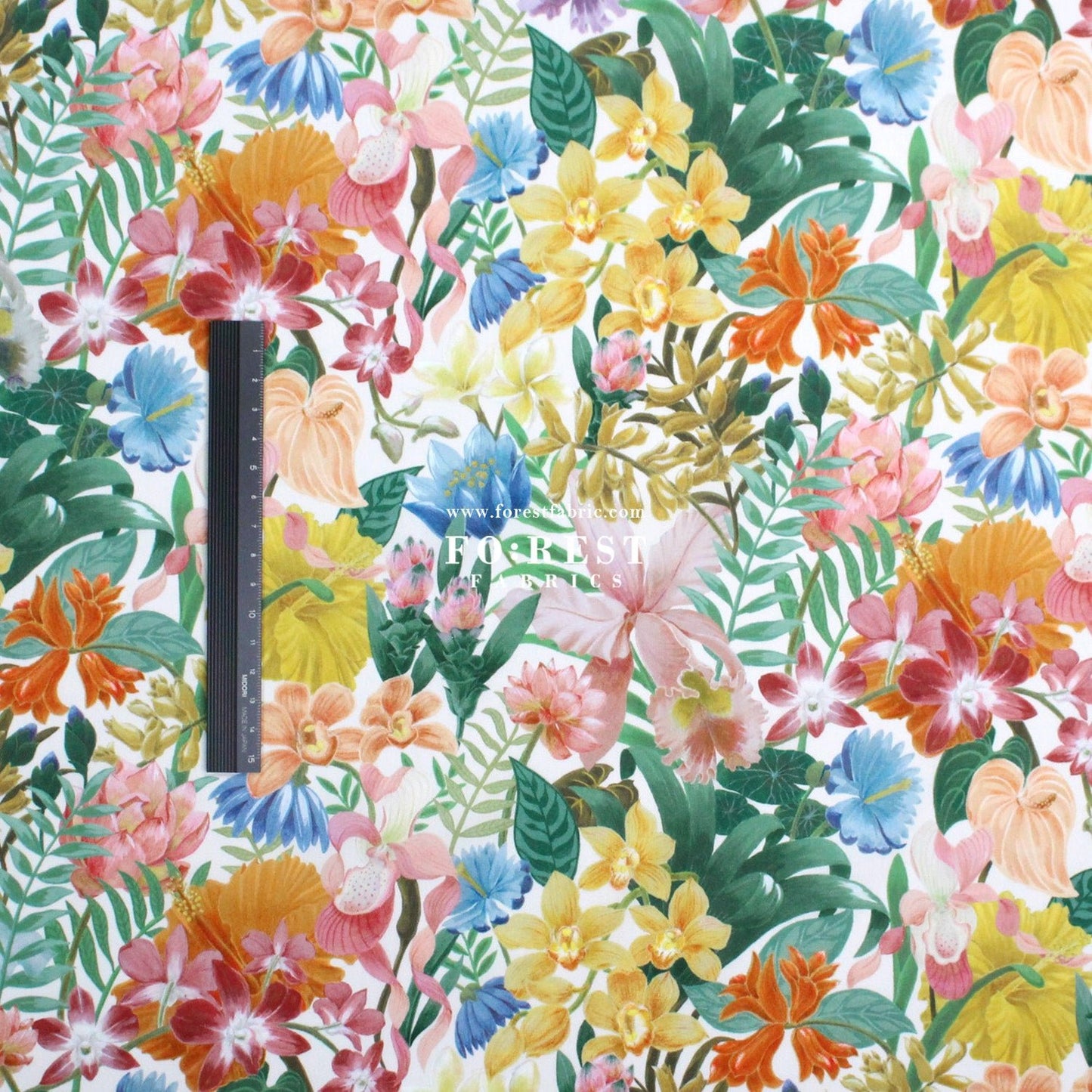 Liberty of London (Tana Lawn™ Cotton Fabric) - Greenhouse Tropic - FO:REST Fabric 布恩堂Liberty fabrictana lawnjapanese fabricykk zipper