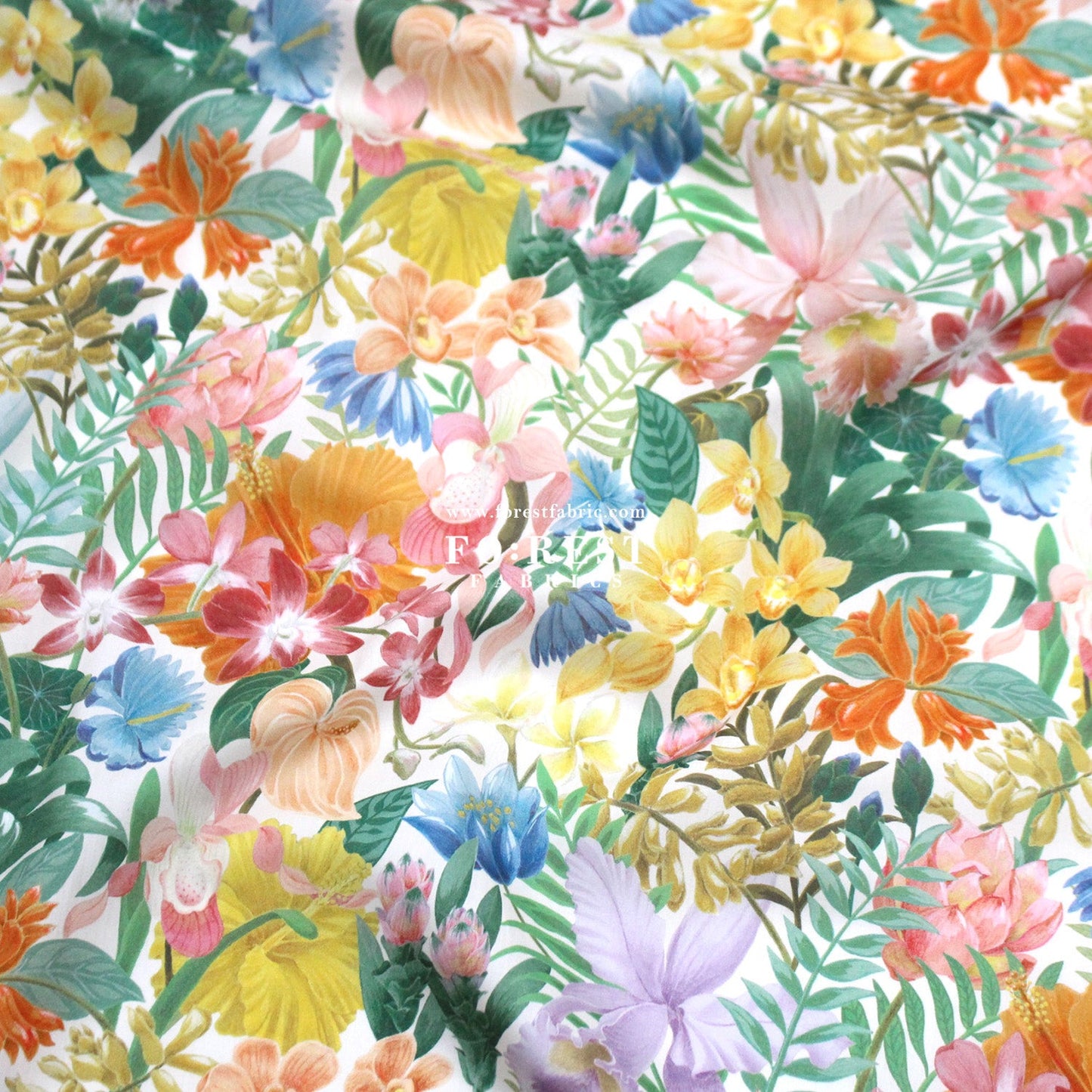 Liberty of London (Tana Lawn™ Cotton Fabric) - Greenhouse Tropic - FO:REST Fabric 布恩堂Liberty fabrictana lawnjapanese fabricykk zipper