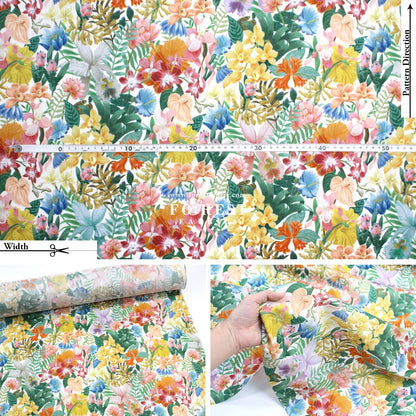Liberty of London (Tana Lawn™ Cotton Fabric) - Greenhouse Tropic - FO:REST Fabric 布恩堂Liberty fabrictana lawnjapanese fabricykk zipper