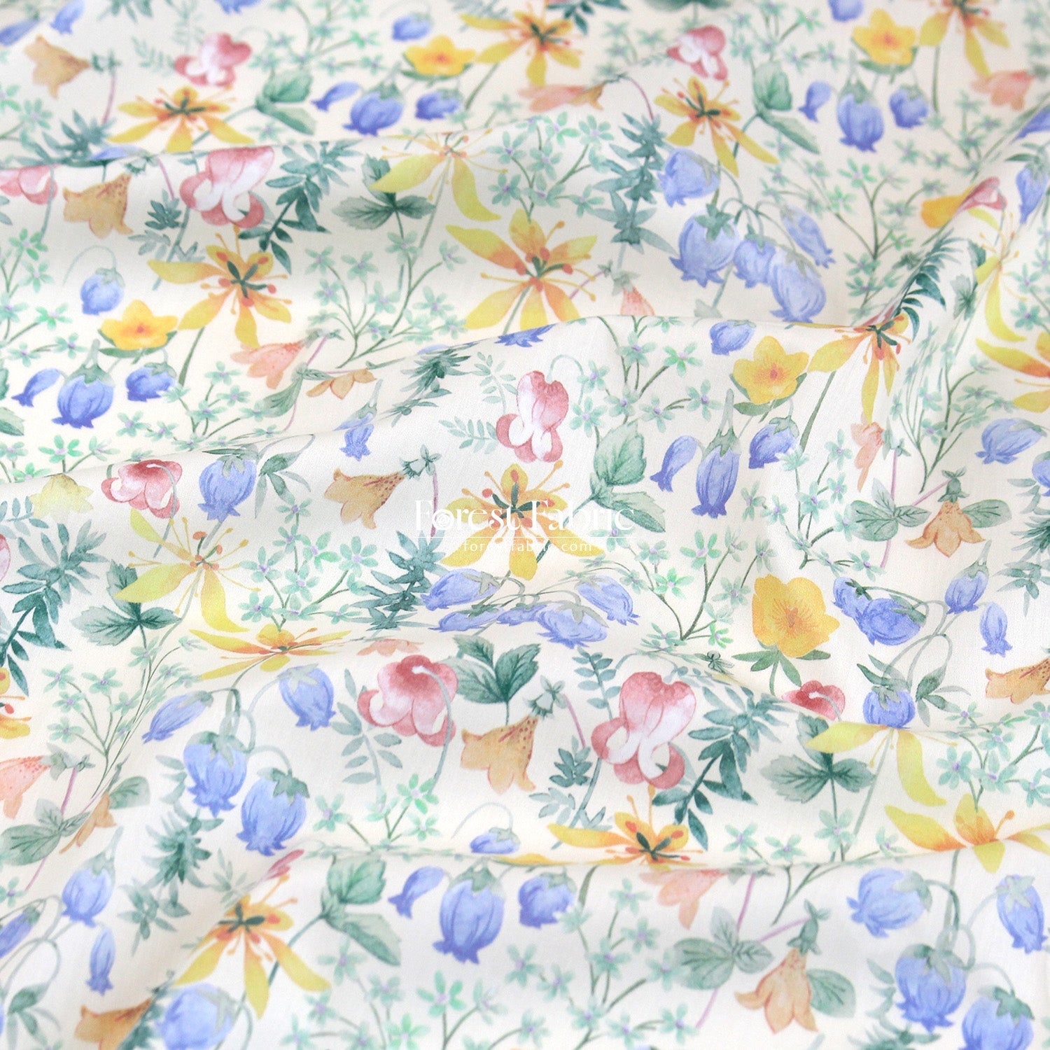 Liberty of London (Tana Lawn™ Cotton Fabric) - Hakuba - FO:REST Fabric 布恩堂Liberty fabrictana lawnjapanese fabricykk zipper
