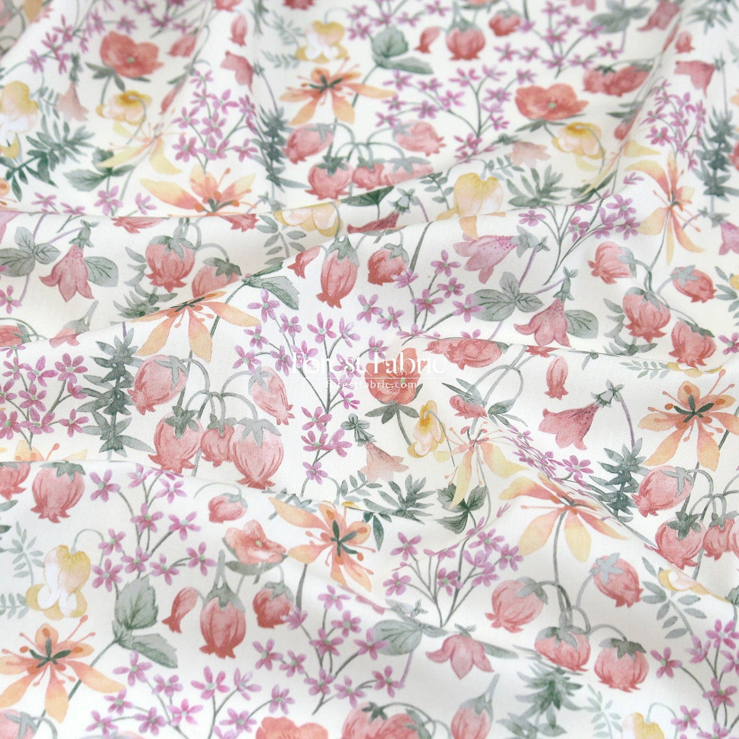 Liberty of London (Tana Lawn™ Cotton Fabric) - Hakuba - FO:REST Fabric 布恩堂Liberty fabrictana lawnjapanese fabricykk zipper