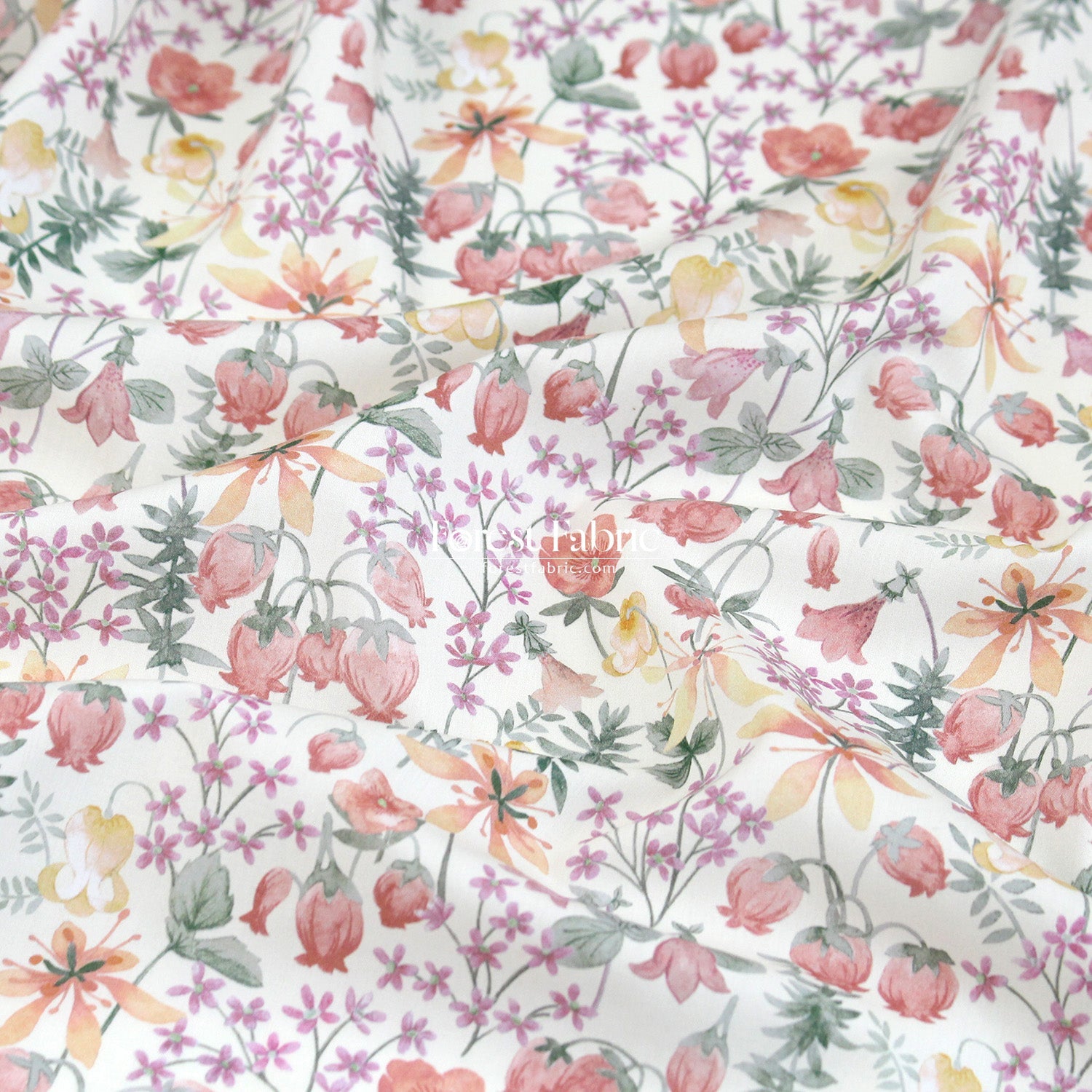 Liberty of London (Tana Lawn™ Cotton Fabric) - Hakuba - FO:REST Fabric 布恩堂Liberty fabrictana lawnjapanese fabricykk zipper