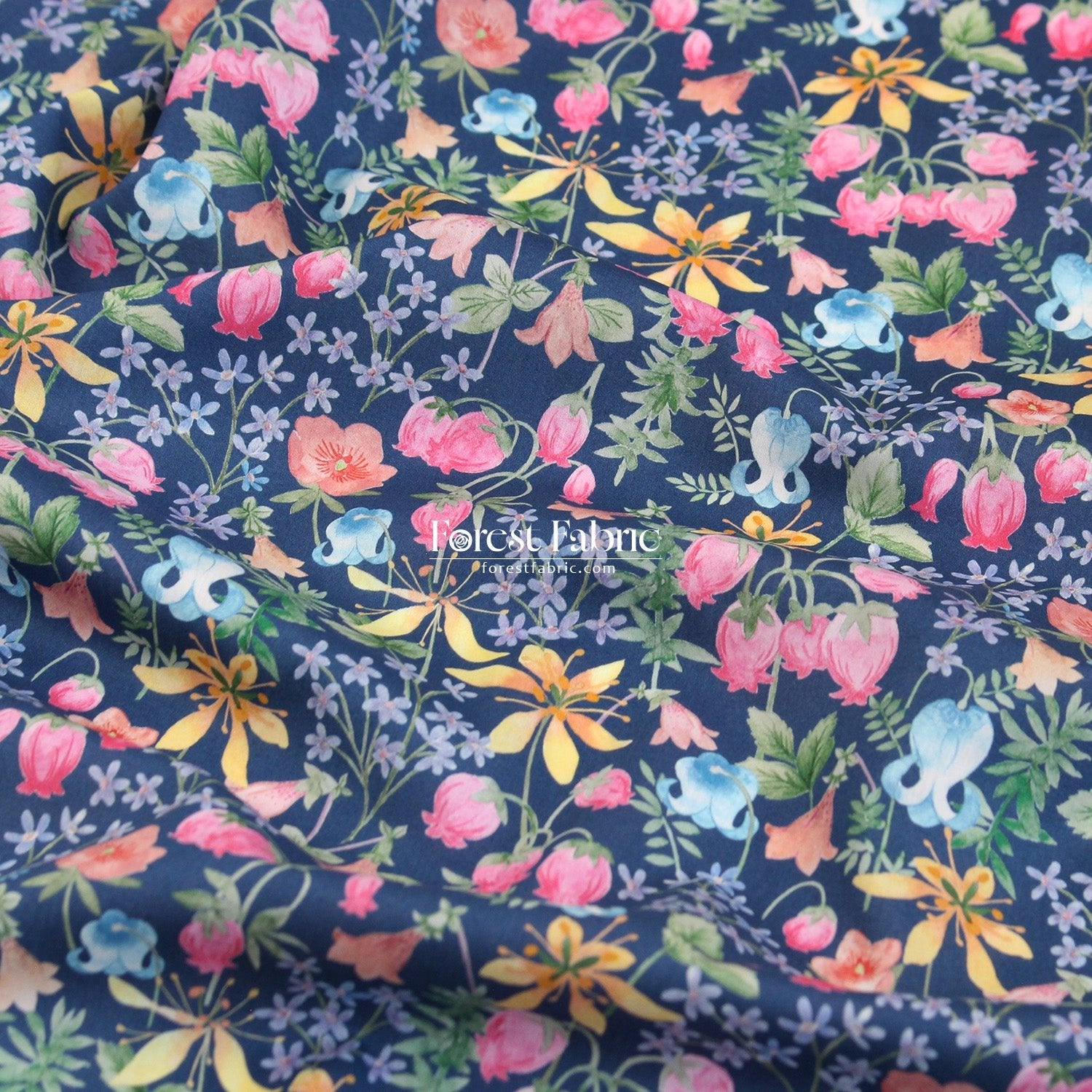 Liberty of London (Tana Lawn™ Cotton Fabric) - Hakuba - FO:REST Fabric 布恩堂Liberty fabrictana lawnjapanese fabricykk zipper