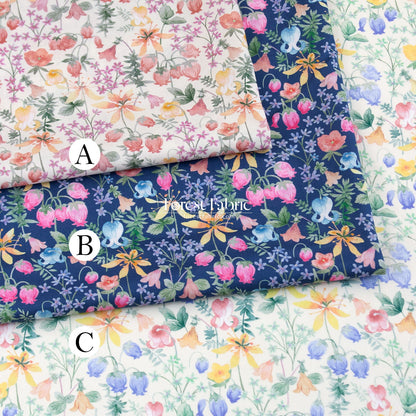 Liberty of London (Tana Lawn™ Cotton Fabric) - Hakuba - FO:REST Fabric 布恩堂Liberty fabrictana lawnjapanese fabricykk zipper