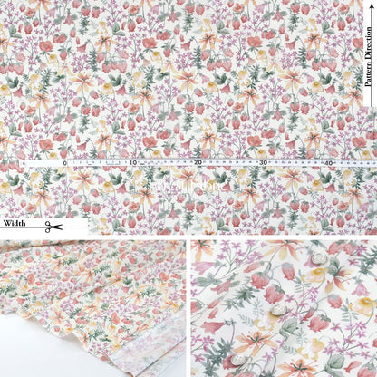 Liberty of London (Tana Lawn™ Cotton Fabric) - Hakuba - FO:REST Fabric 布恩堂Liberty fabrictana lawnjapanese fabricykk zipper