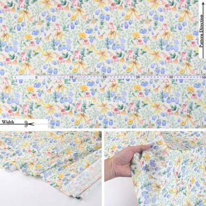 Liberty of London (Tana Lawn™ Cotton Fabric) - Hakuba - FO:REST Fabric 布恩堂Liberty fabrictana lawnjapanese fabricykk zipper