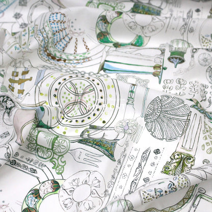 Liberty of London (Tana Lawn™ Cotton Fabric) - Handbook of Sketches - FO:REST Fabric 布恩堂Liberty fabrictana lawnjapanese fabricykk zipper
