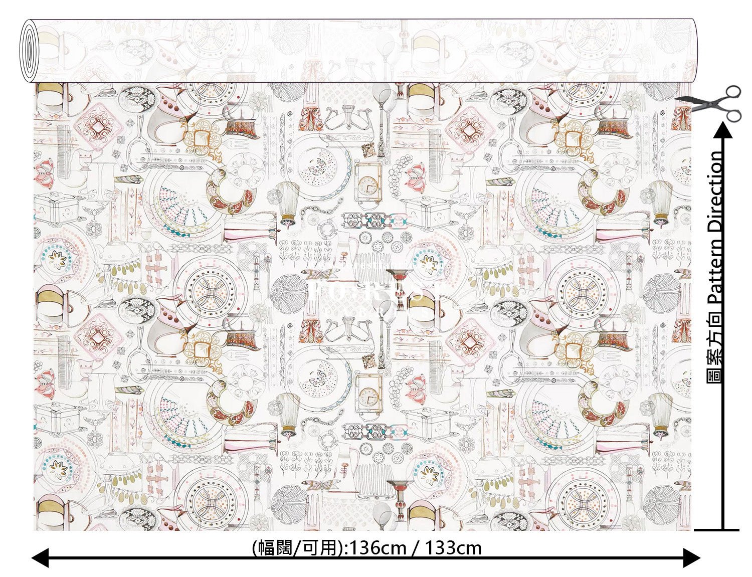 Liberty of London (Tana Lawn™ Cotton Fabric) - Handbook of Sketches - FO:REST Fabric 布恩堂Liberty fabrictana lawnjapanese fabricykk zipper