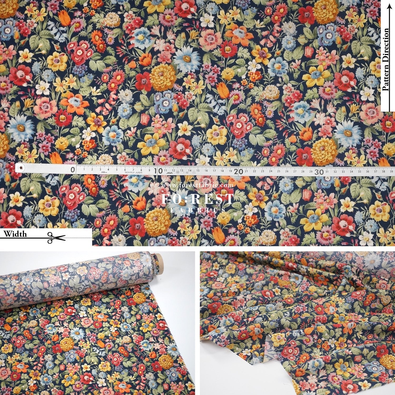 Liberty of London (Tana Lawn™ Cotton Fabric) - Heirloom - FO:REST Fabric 布恩堂Liberty fabrictana lawnjapanese fabricykk zipper