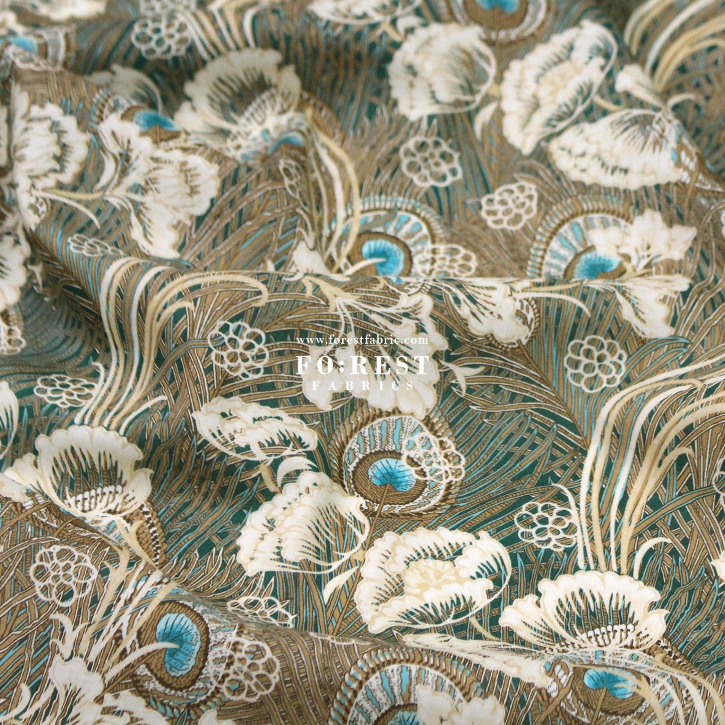 Liberty of London (Tana Lawn™ Cotton Fabric) - Hera Hana - FO:REST Fabric 布恩堂Liberty fabrictana lawnjapanese fabricykk zipper