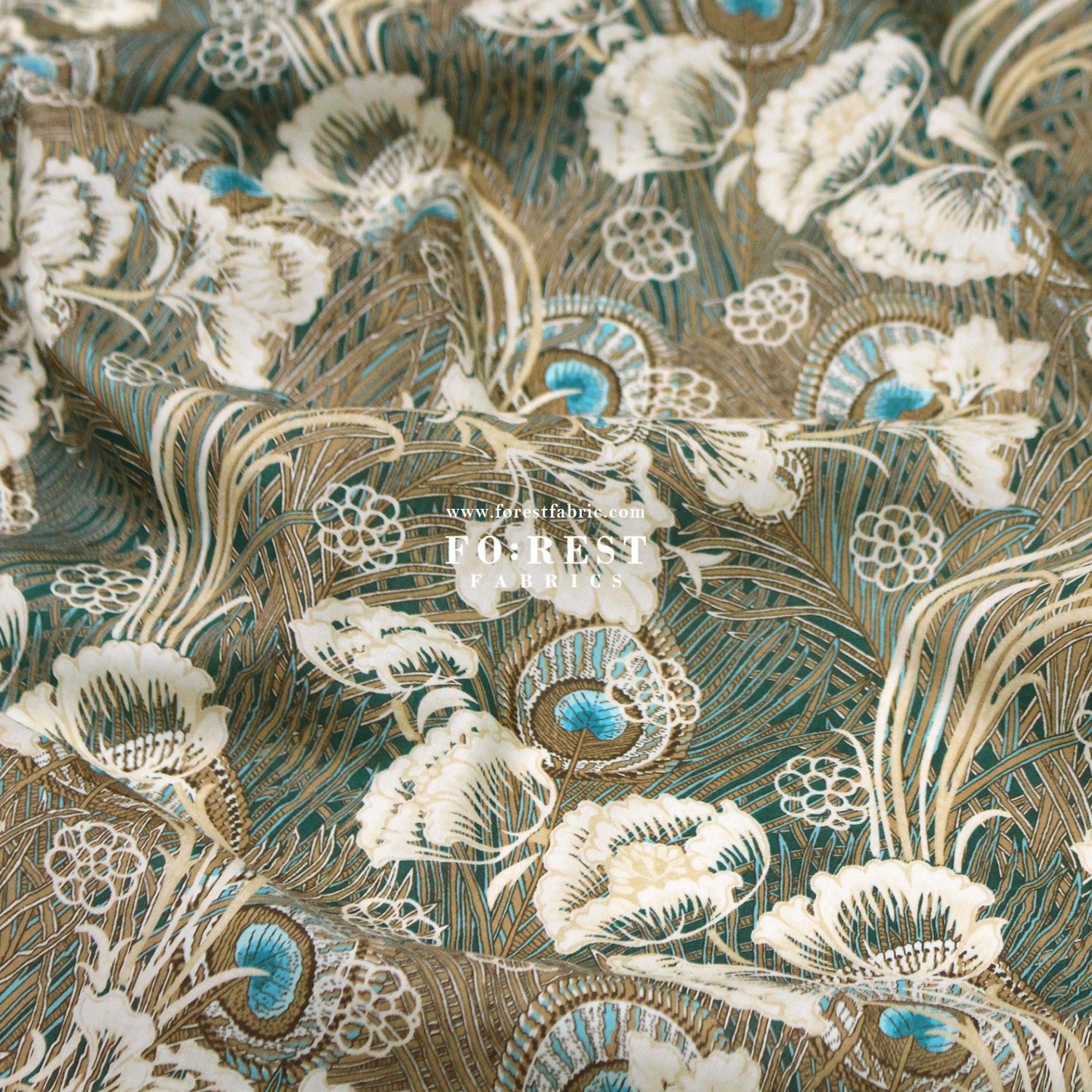 Liberty of London (Tana Lawn™ Cotton Fabric) - Hera Hana - FO:REST Fabric 布恩堂Liberty fabrictana lawnjapanese fabricykk zipper