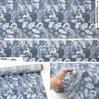 Liberty of London (Tana Lawn™ Cotton Fabric) - Hera Hana - FO:REST Fabric 布恩堂Liberty fabrictana lawnjapanese fabricykk zipper
