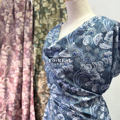 Liberty of London (Tana Lawn™ Cotton Fabric) - Hera Hana - FO:REST Fabric 布恩堂Liberty fabrictana lawnjapanese fabricykk zipper