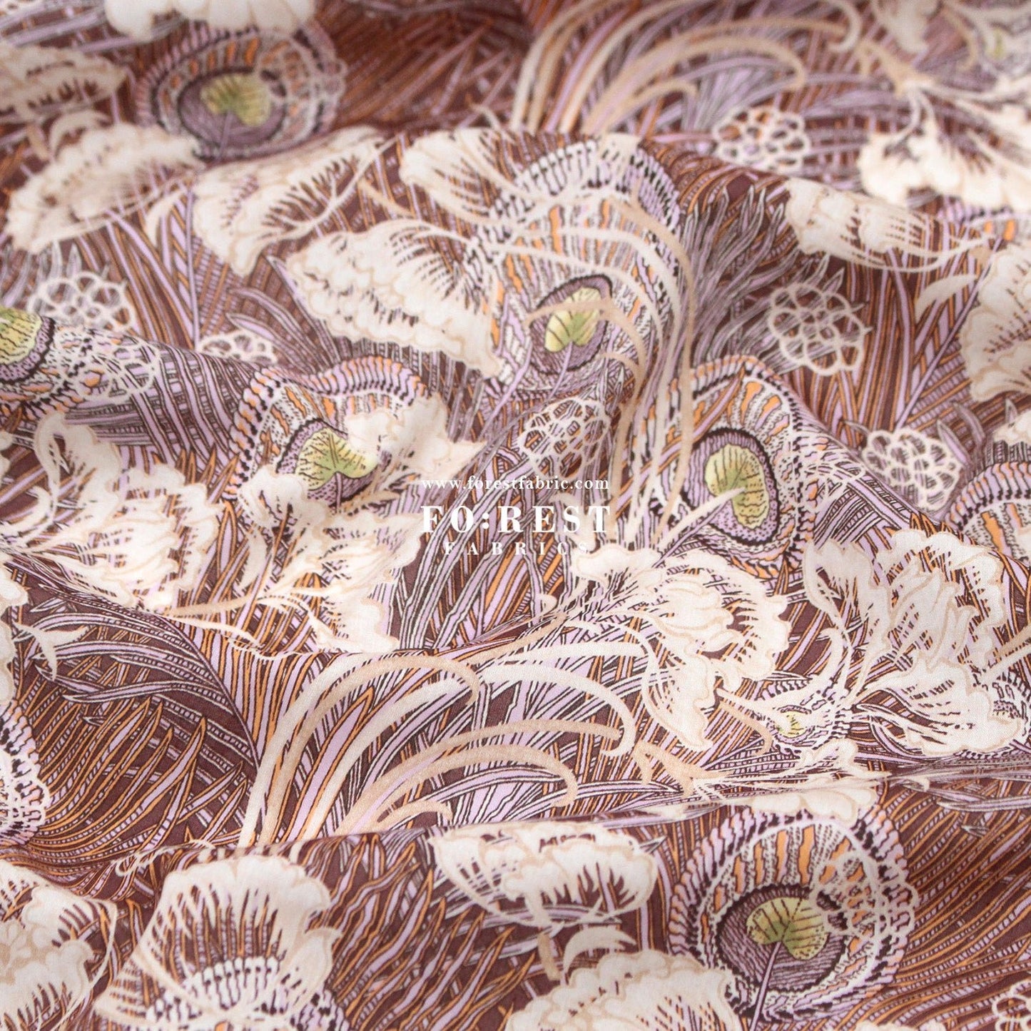 Liberty of London (Tana Lawn™ Cotton Fabric) - Hera Hana - FO:REST Fabric 布恩堂Liberty fabrictana lawnjapanese fabricykk zipper