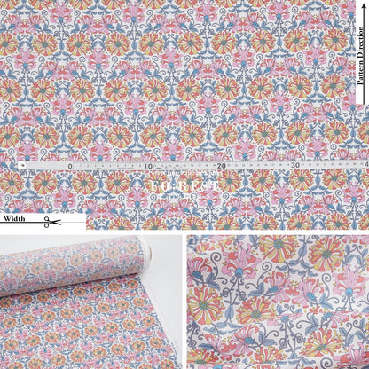 Liberty of London (Tana Lawn™ Cotton Fabric) - Honeysuckle - FO:REST Fabric 布恩堂Liberty fabrictana lawnjapanese fabricykk zipper
