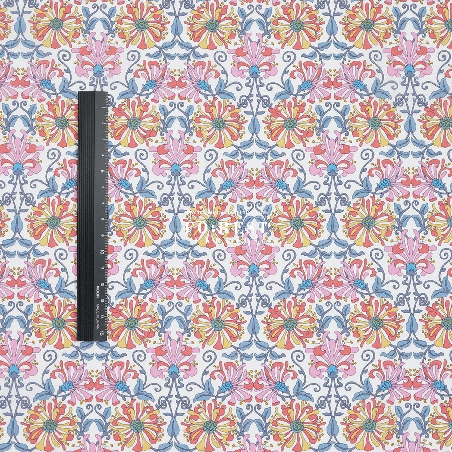 Liberty of London (Tana Lawn™ Cotton Fabric) - Honeysuckle - FO:REST Fabric 布恩堂Liberty fabrictana lawnjapanese fabricykk zipper