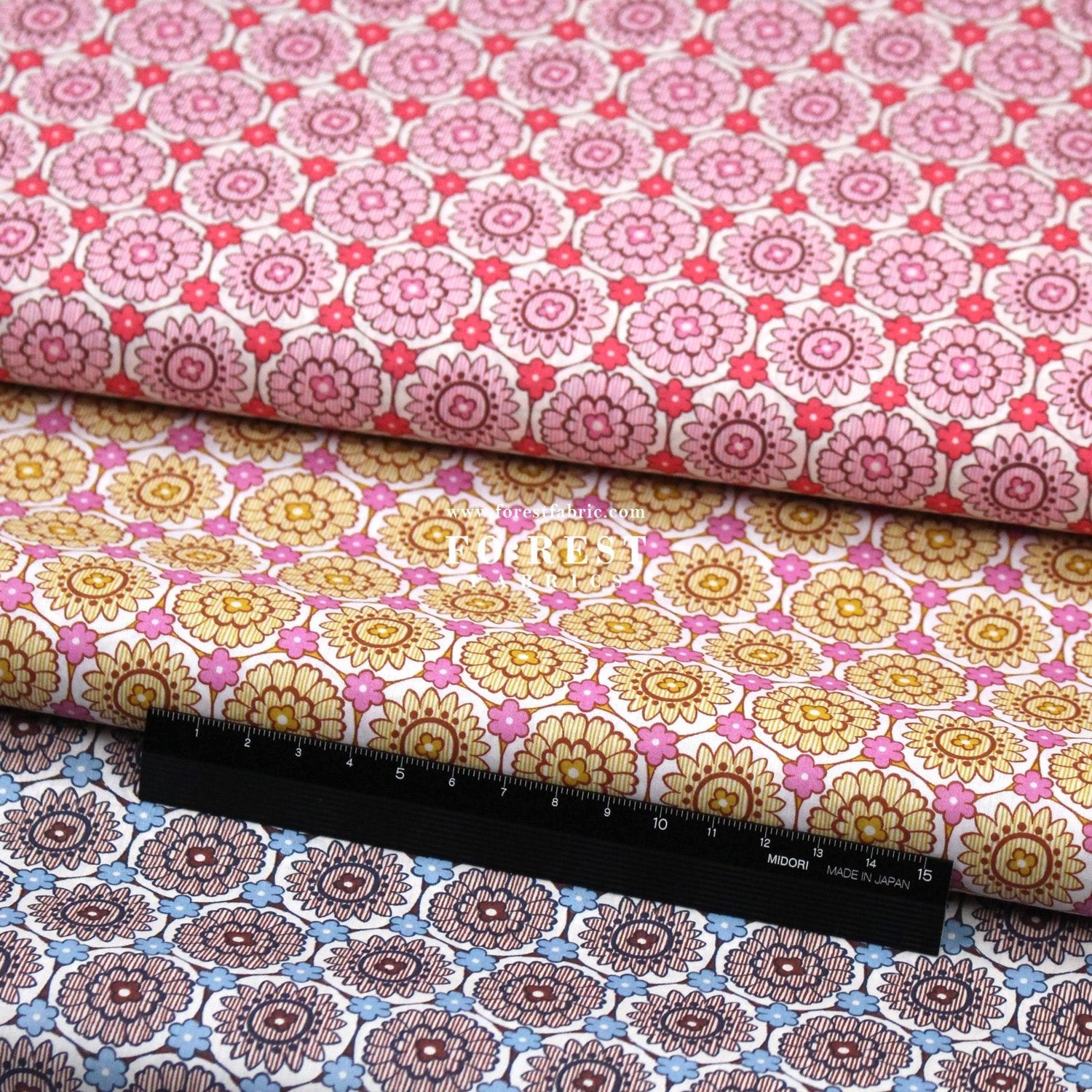 Liberty of London (Tana Lawn™ Cotton Fabric) - Inez Mio - FO:REST Fabric 布恩堂Liberty fabrictana lawnjapanese fabricykk zipper
