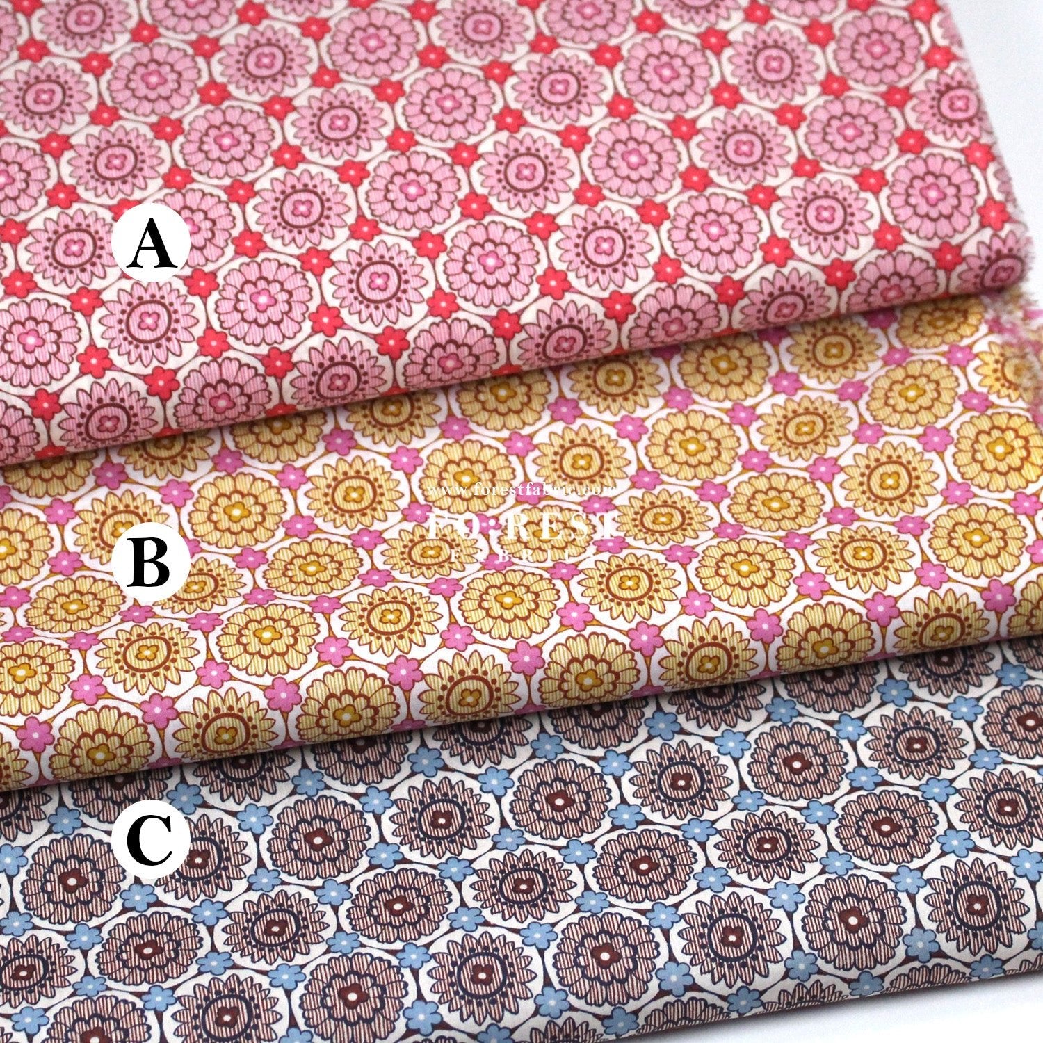 Liberty of London (Tana Lawn™ Cotton Fabric) - Inez Mio - FO:REST Fabric 布恩堂Liberty fabrictana lawnjapanese fabricykk zipper