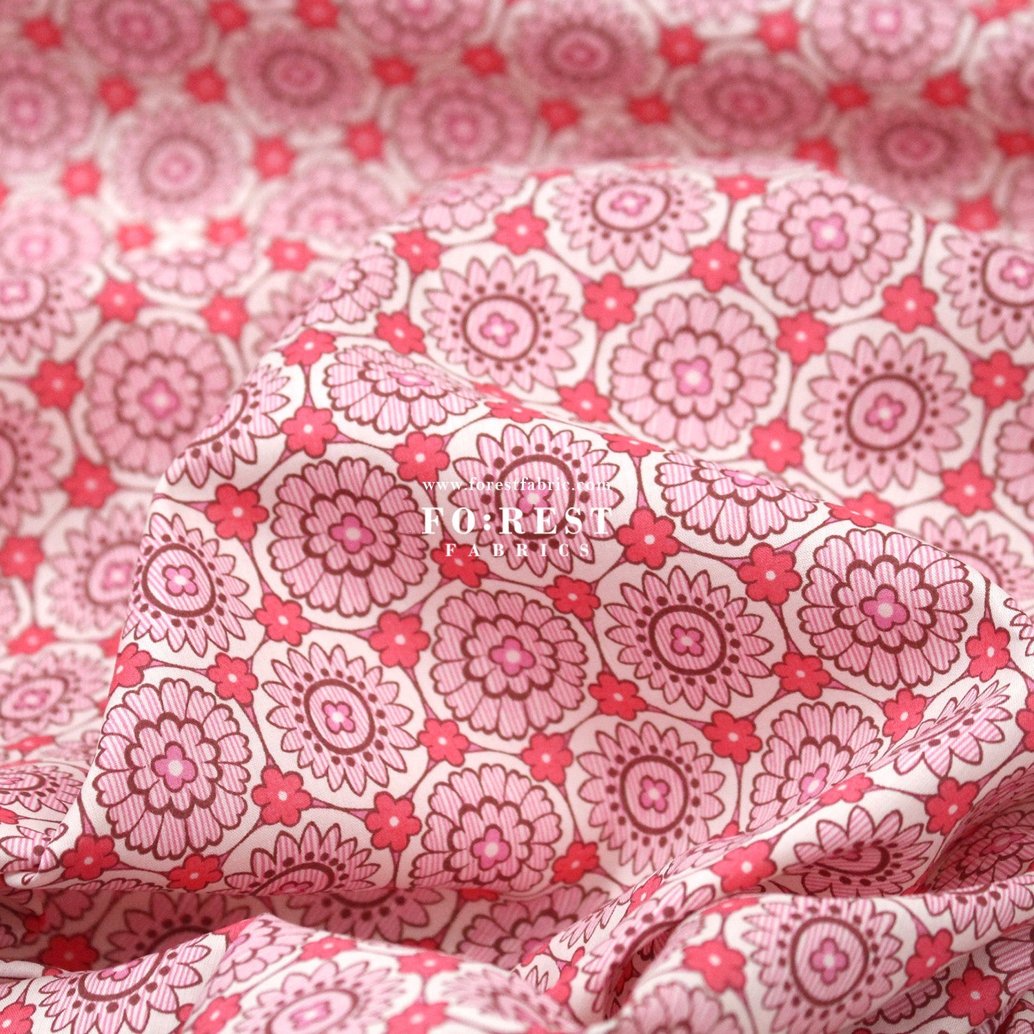 Liberty of London (Tana Lawn™ Cotton Fabric) - Inez Mio - FO:REST Fabric 布恩堂Liberty fabrictana lawnjapanese fabricykk zipper