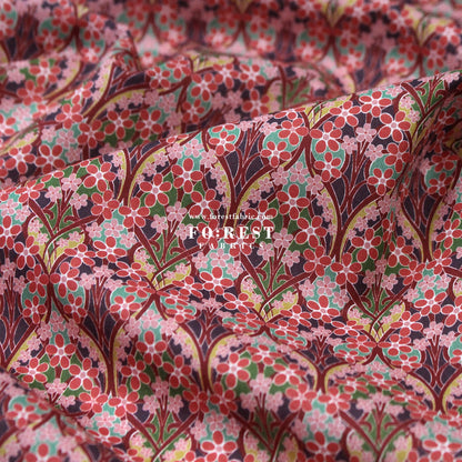 Liberty of London (Tana Lawn™ Cotton Fabric) - Iona Flower - FO:REST Fabric 布恩堂Liberty fabrictana lawnjapanese fabricykk zipper