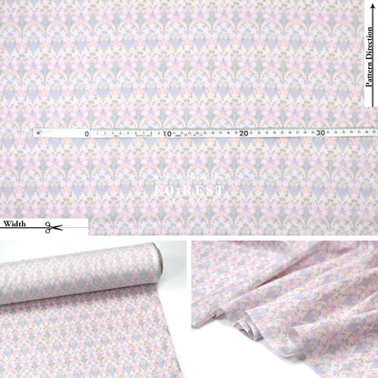 Liberty of London (Tana Lawn™ Cotton Fabric) - Iona Flower - FO:REST Fabric 布恩堂Liberty fabrictana lawnjapanese fabricykk zipper