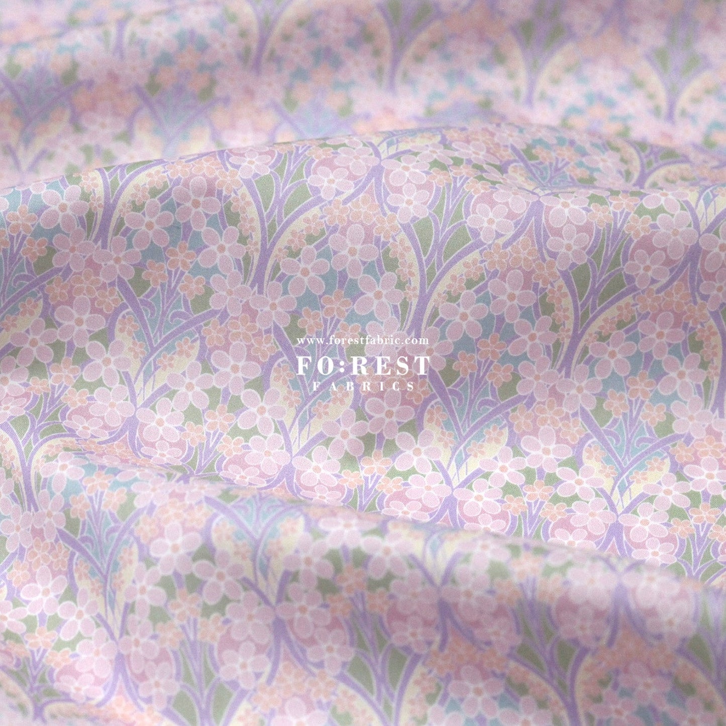Liberty of London (Tana Lawn™ Cotton Fabric) - Iona Flower - FO:REST Fabric 布恩堂Liberty fabrictana lawnjapanese fabricykk zipper