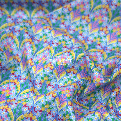 Liberty of London (Tana Lawn™ Cotton Fabric) - Iona Flower - FO:REST Fabric 布恩堂Liberty fabrictana lawnjapanese fabricykk zipper