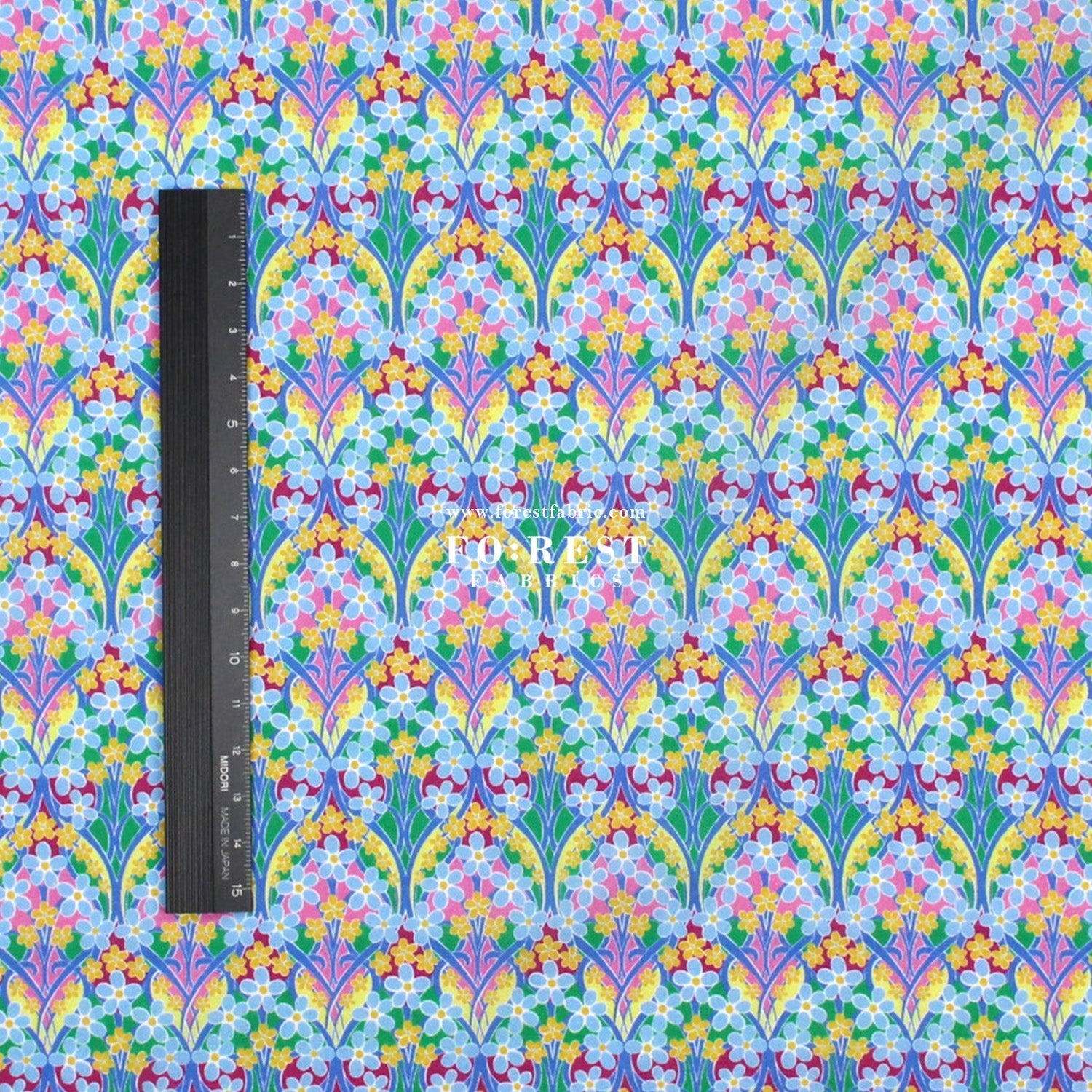 Liberty of London (Tana Lawn™ Cotton Fabric) - Iona Flower - FO:REST Fabric 布恩堂Liberty fabrictana lawnjapanese fabricykk zipper
