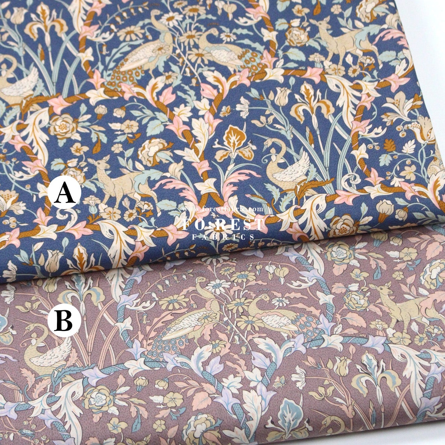 Liberty of London (Tana Lawn™ Cotton Fabric) - Joan - FO:REST Fabric 布恩堂Liberty fabrictana lawnjapanese fabricykk zipper