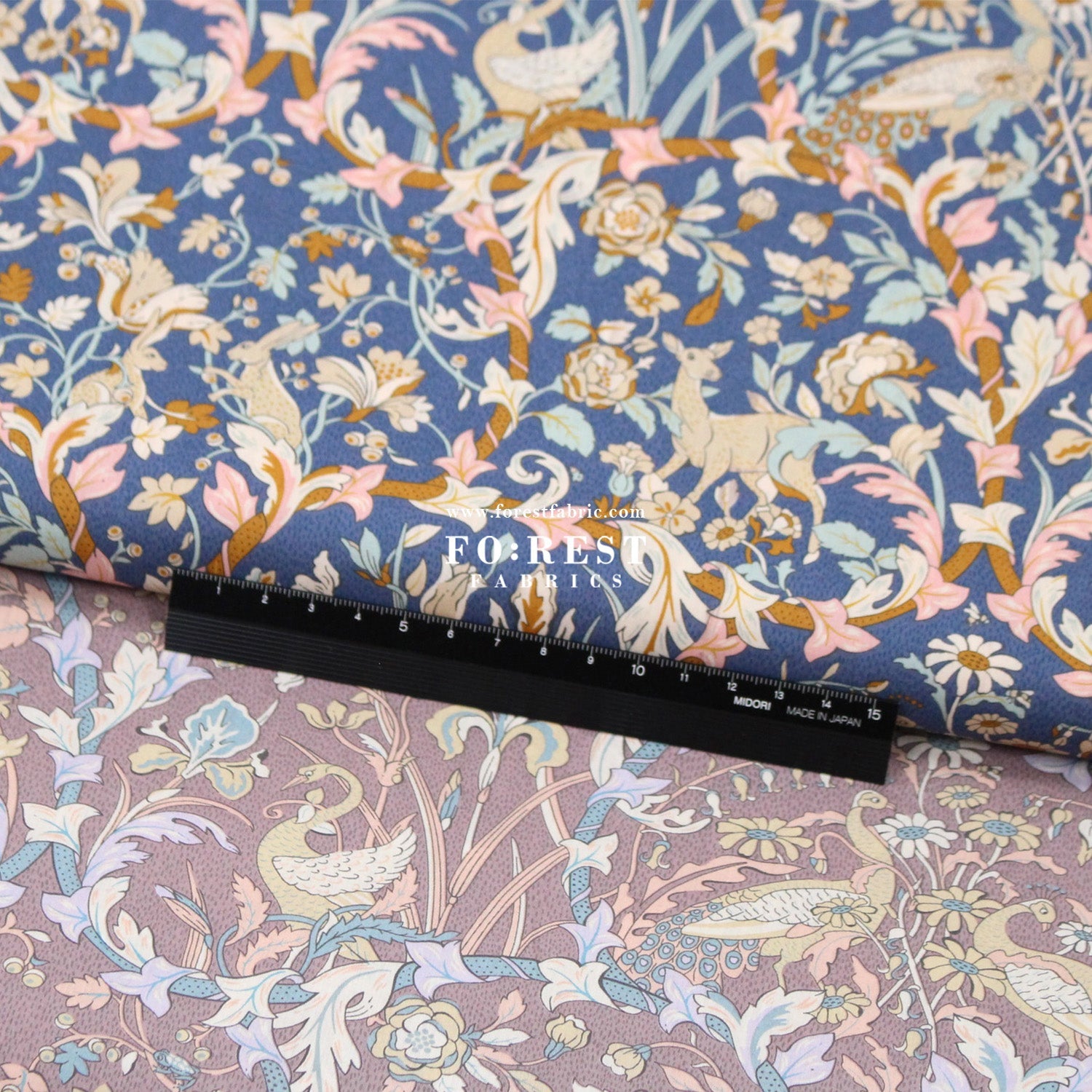 Liberty of London (Tana Lawn™ Cotton Fabric) - Joan - FO:REST Fabric 布恩堂Liberty fabrictana lawnjapanese fabricykk zipper