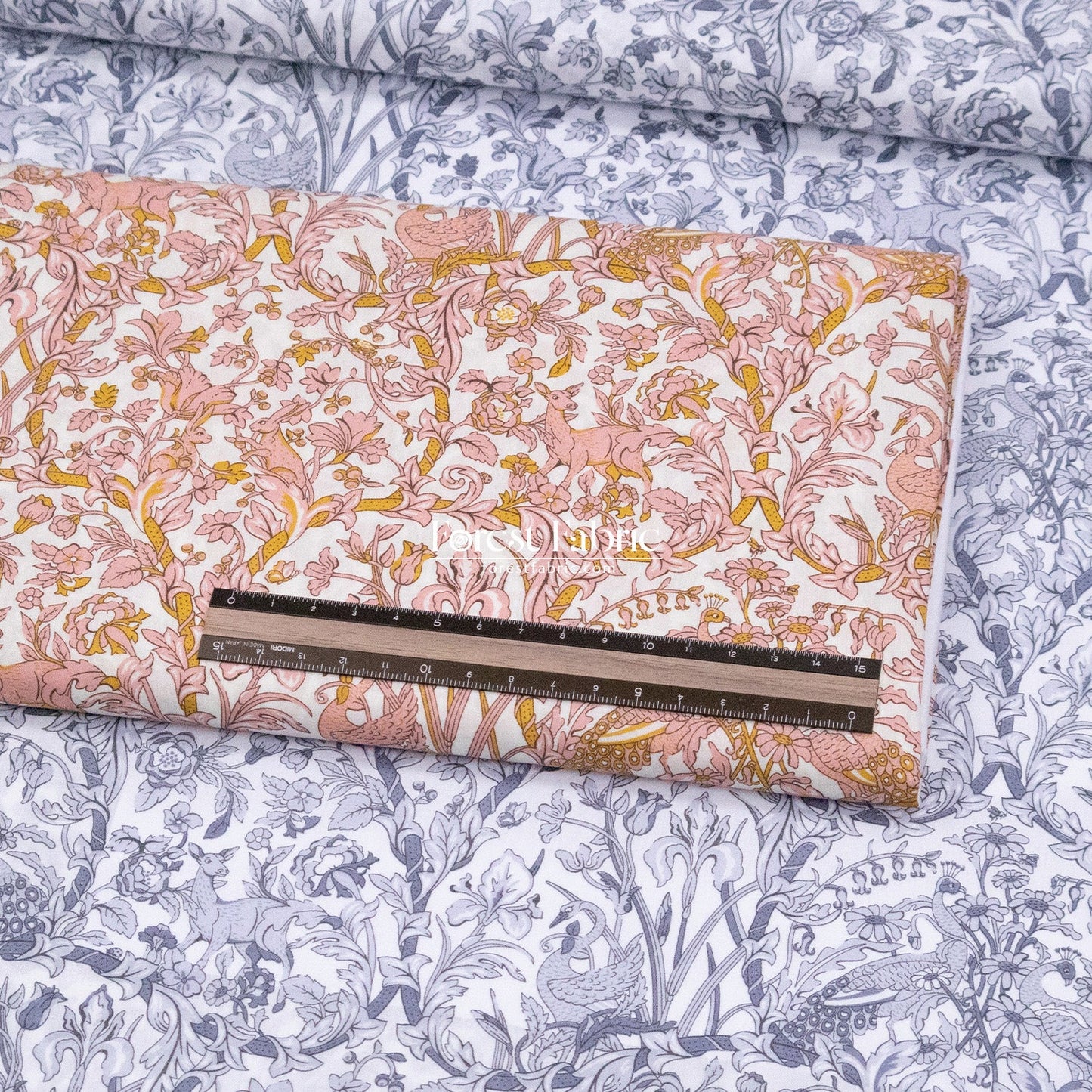 Liberty of London (Tana Lawn™ Cotton Fabric) - Joans Seasons - FO:REST Fabric 布恩堂Liberty fabrictana lawnjapanese fabricykk zipper