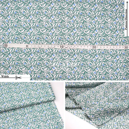 Liberty of London (Tana Lawn™ Cotton Fabric) - Joyous Juniper - FO:REST Fabric 布恩堂Liberty fabrictana lawnjapanese fabricykk zipper