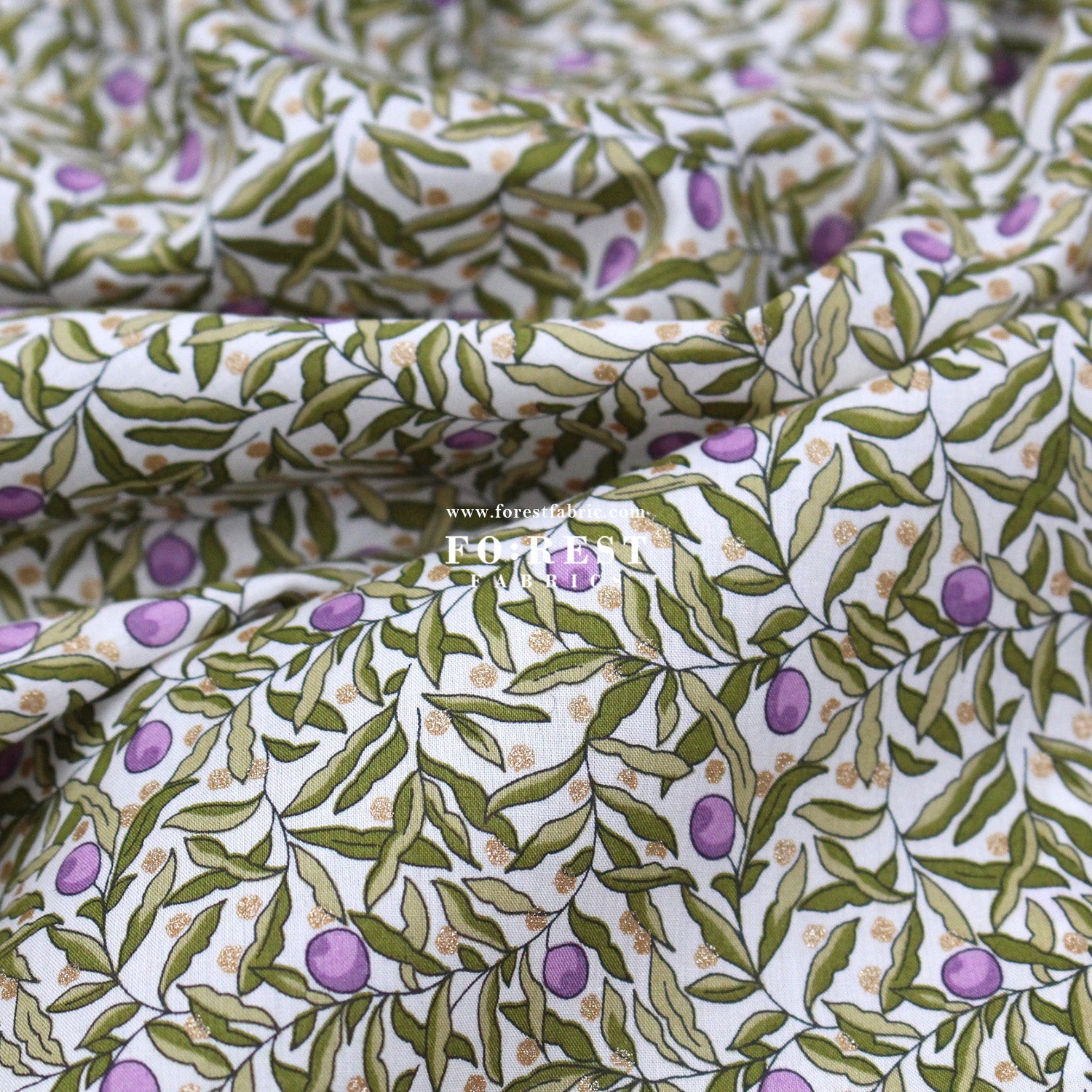 Liberty of London (Tana Lawn™ Cotton Fabric) - Joyous Juniper - FO:REST Fabric 布恩堂Liberty fabrictana lawnjapanese fabricykk zipper