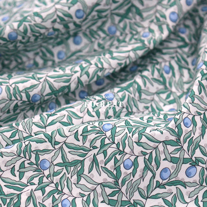 Liberty of London (Tana Lawn™ Cotton Fabric) - Joyous Juniper - FO:REST Fabric 布恩堂Liberty fabrictana lawnjapanese fabricykk zipper