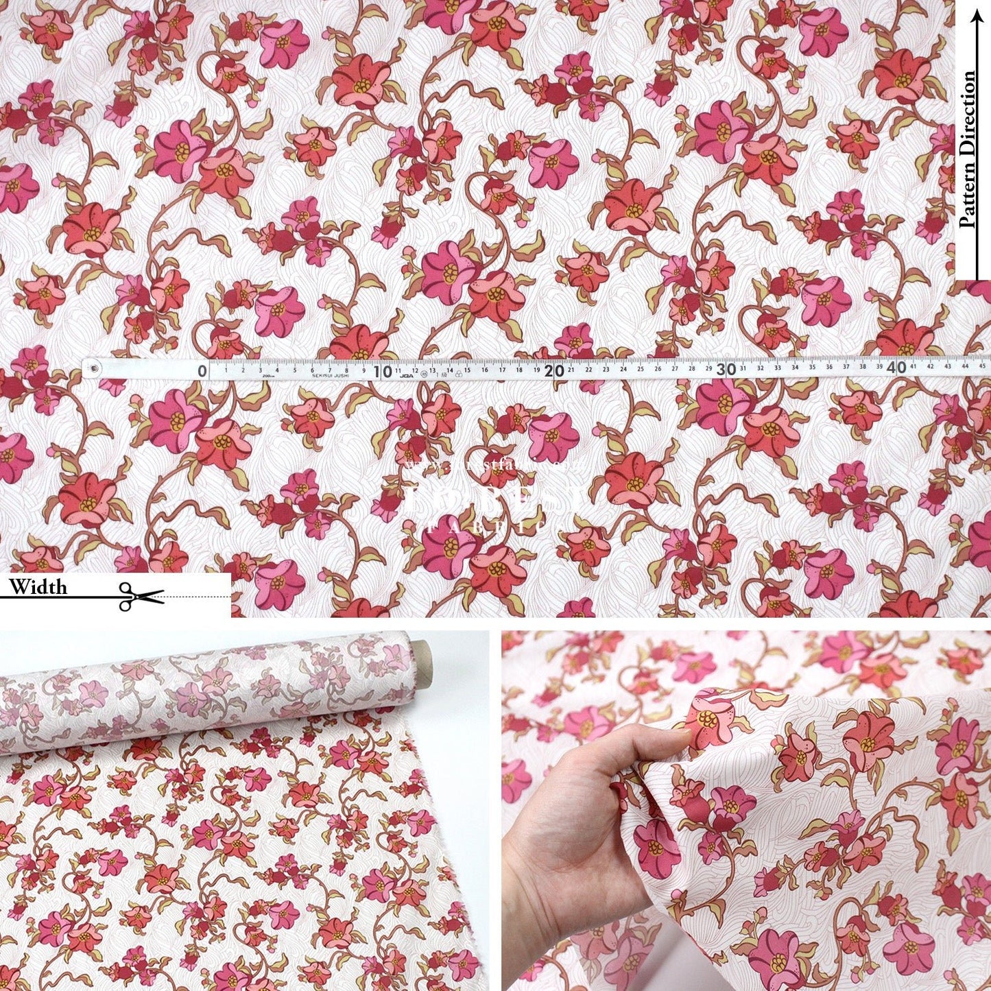 Liberty of London (Tana Lawn™ Cotton Fabric) - Judy Jane - FO:REST Fabric 布恩堂Liberty fabrictana lawnjapanese fabricykk zipper