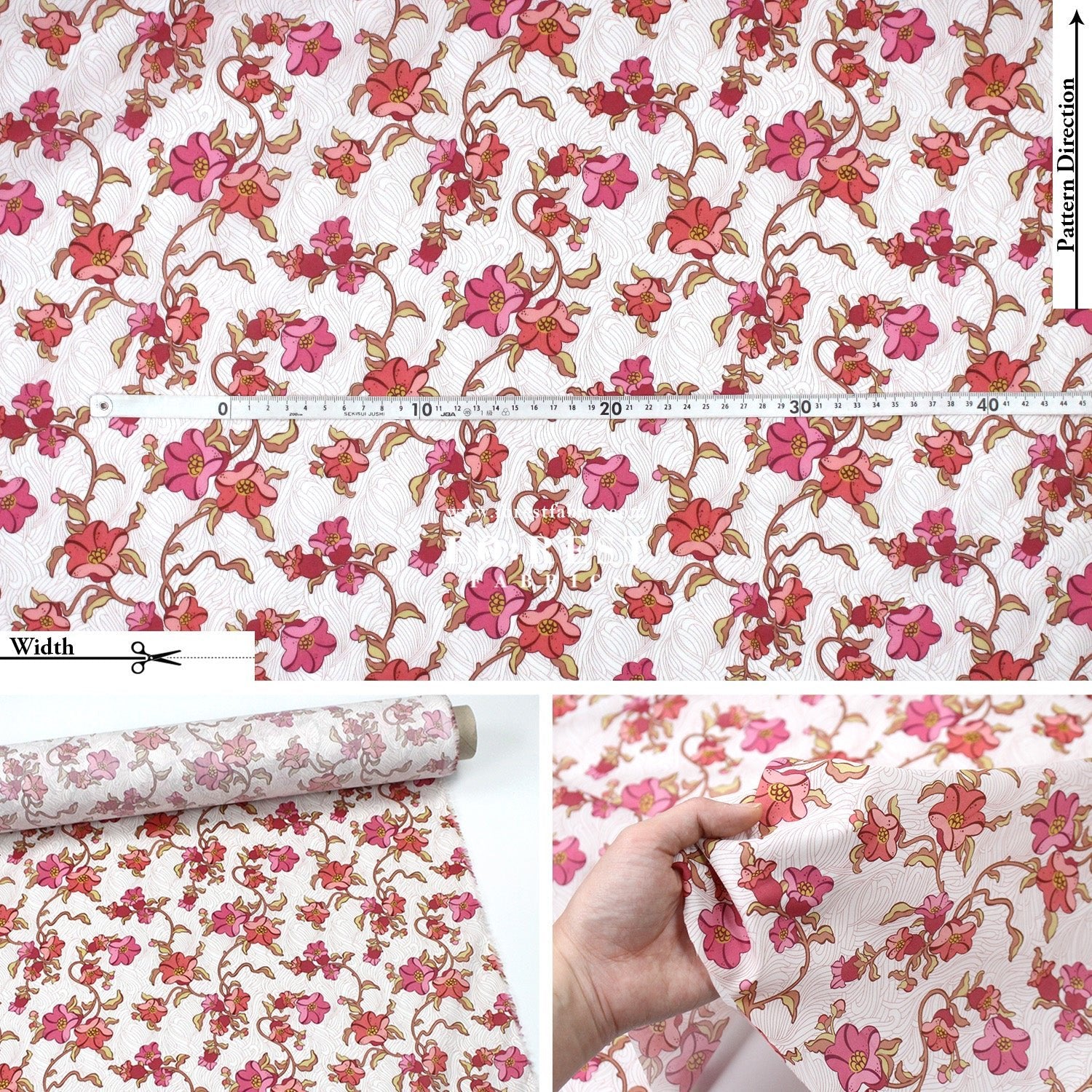 Liberty of London (Tana Lawn™ Cotton Fabric) - Judy Jane - FO:REST Fabric 布恩堂Liberty fabrictana lawnjapanese fabricykk zipper
