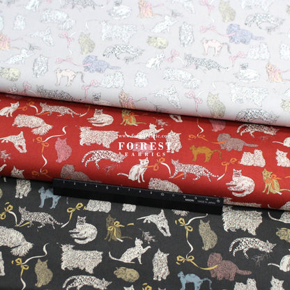 Liberty of London (Tana Lawn™ Cotton Fabric) - Koh & Eito cats - FO:REST Fabric 布恩堂Liberty fabrictana lawnjapanese fabricykk zipper