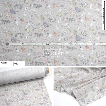 Liberty of London (Tana Lawn™ Cotton Fabric) - Koh & Eito cats - FO:REST Fabric 布恩堂Liberty fabrictana lawnjapanese fabricykk zipper