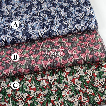 Liberty of London (Tana Lawn™ Cotton Fabric) - Laith - FO:REST Fabric 布恩堂Liberty fabrictana lawnjapanese fabricykk zipper