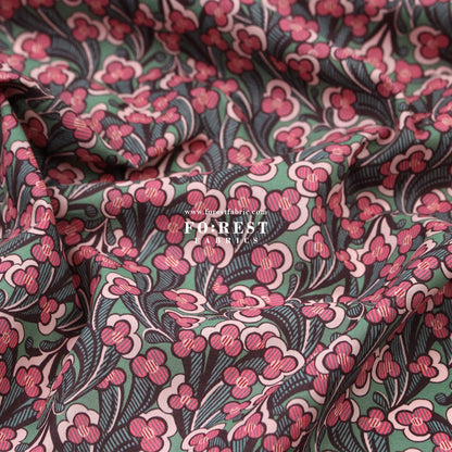 Liberty of London (Tana Lawn™ Cotton Fabric) - Laith - FO:REST Fabric 布恩堂Liberty fabrictana lawnjapanese fabricykk zipper