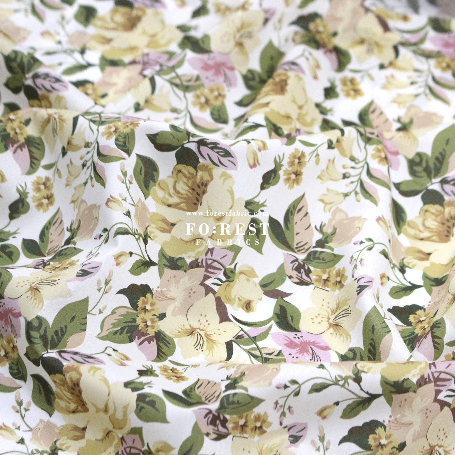 Liberty of London (Tana Lawn™ Cotton Fabric) - Lily Rosa - FO:REST Fabric 布恩堂Liberty fabrictana lawnjapanese fabricykk zipper