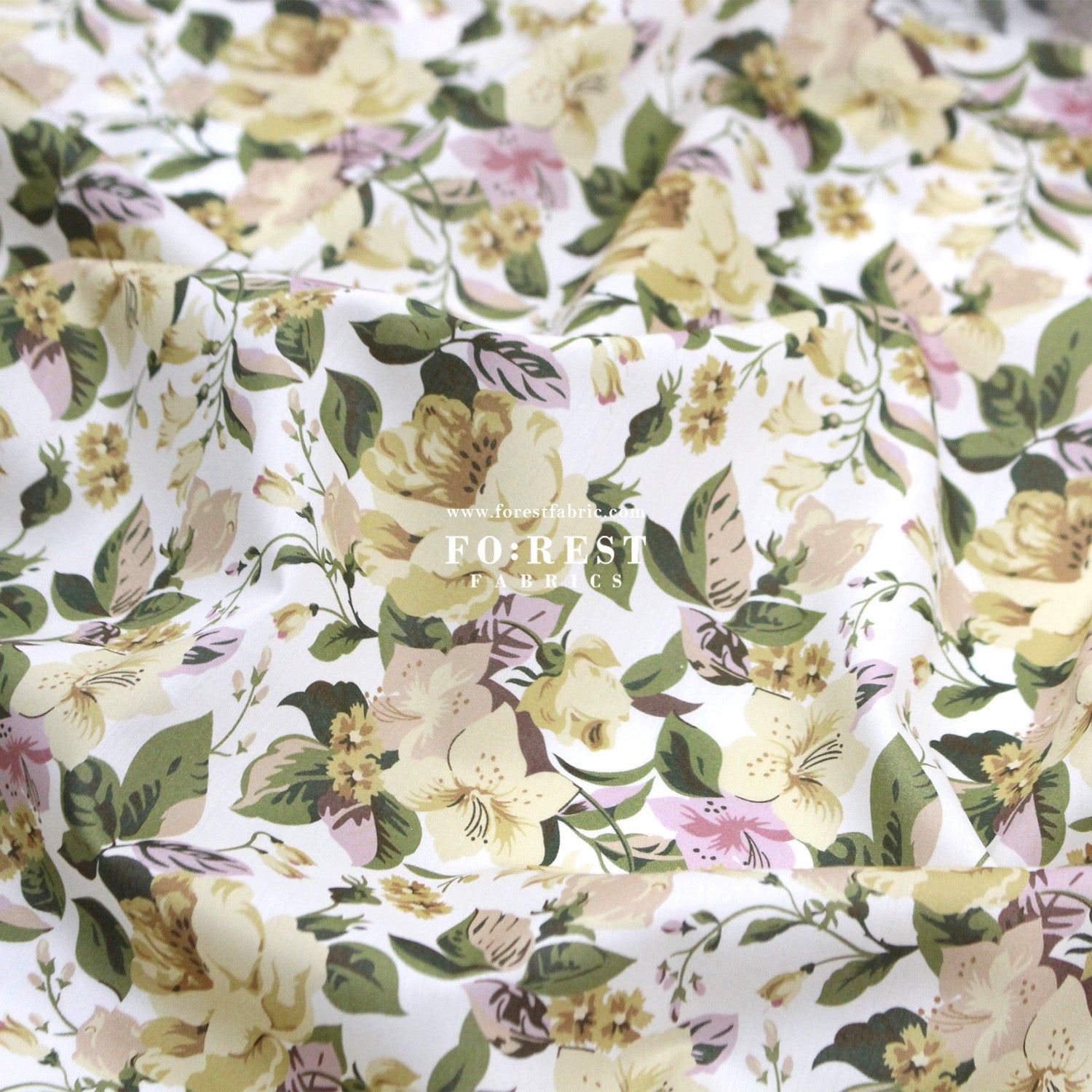 Liberty of London (Tana Lawn™ Cotton Fabric) - Lily Rosa - FO:REST Fabric 布恩堂Liberty fabrictana lawnjapanese fabricykk zipper