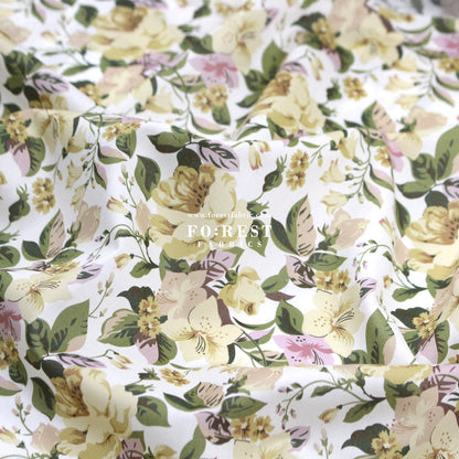 Liberty of London (Tana Lawn™ Cotton Fabric) - Lily Rosa - FO:REST Fabric 布恩堂Liberty fabrictana lawnjapanese fabricykk zipper