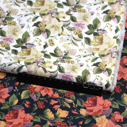 Liberty of London (Tana Lawn™ Cotton Fabric) - Lily Rosa - FO:REST Fabric 布恩堂Liberty fabrictana lawnjapanese fabricykk zipper
